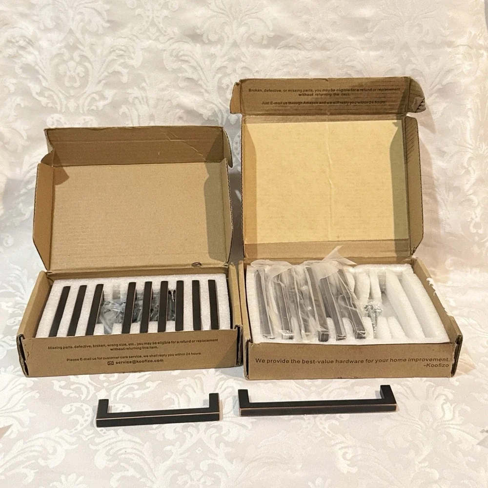 Koofizo Oil Rubbed Bronze Cabinet Pulls Handles Drawer (10-4